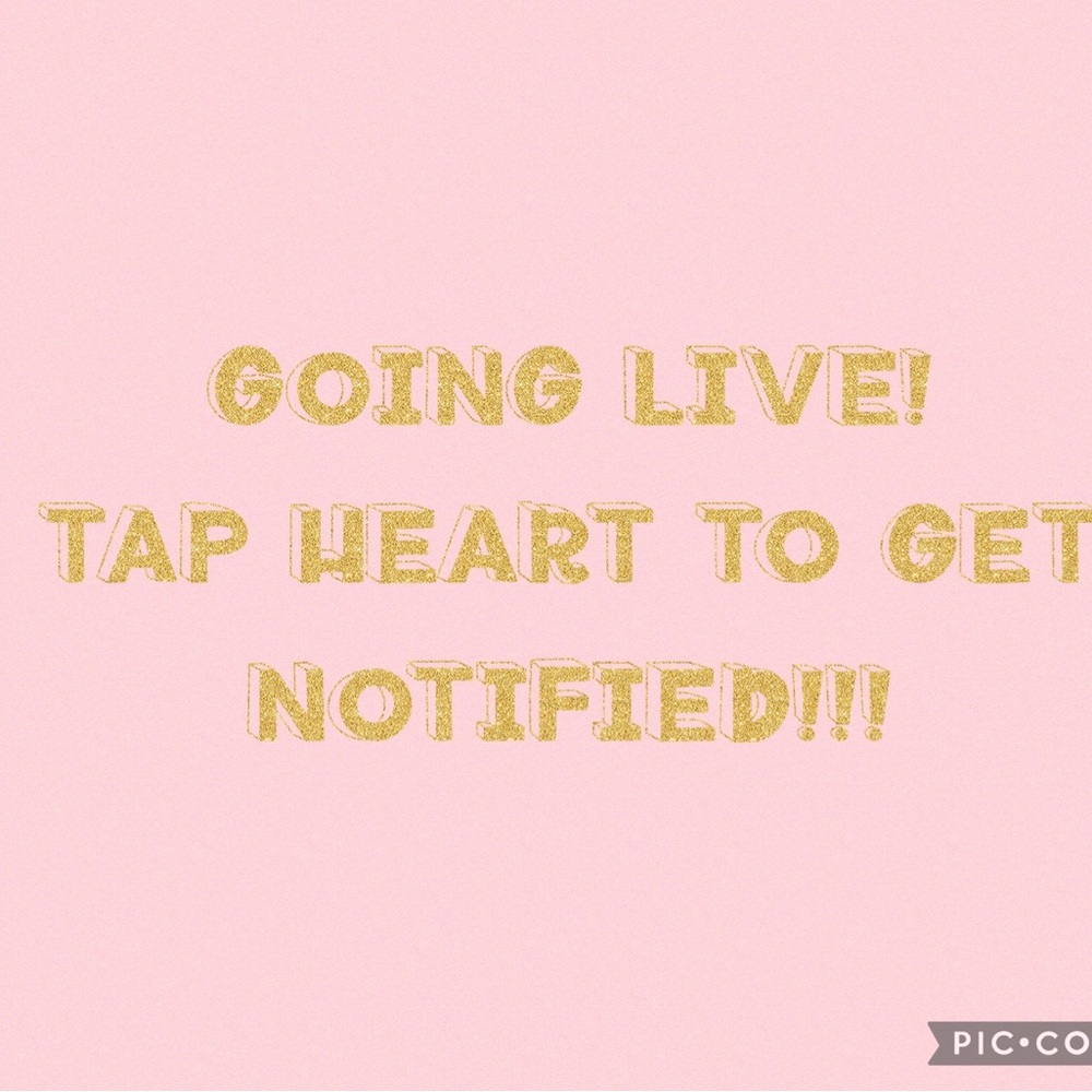 Like this listing to be notified when I am LIVE - Picture 1 of 1